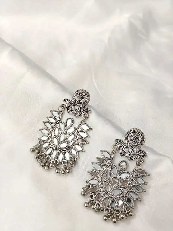 Elegant_Peacock_Motif_Silver-Tone_Earrings_With_Pearl_Dangles_(Pack_Of_2)