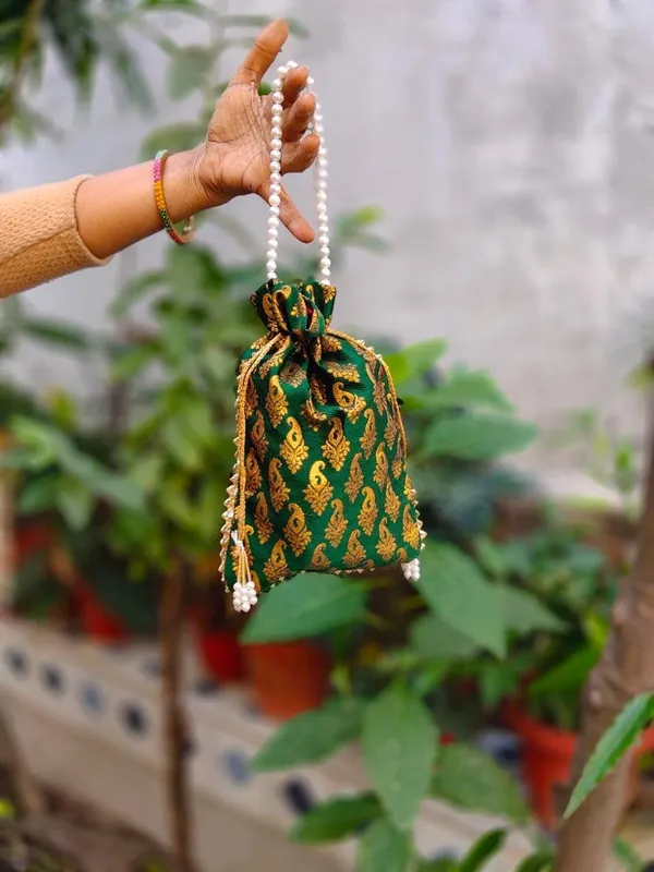 Embroidered_Green_Potli_Bag_With_Pearl_Handle_(pack_of_2)