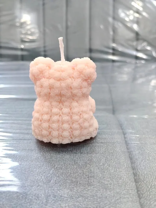 Handmade_Textured_Bear_Candle_-_Decorative_Wax_Sculpture_(Pack_Of_2)