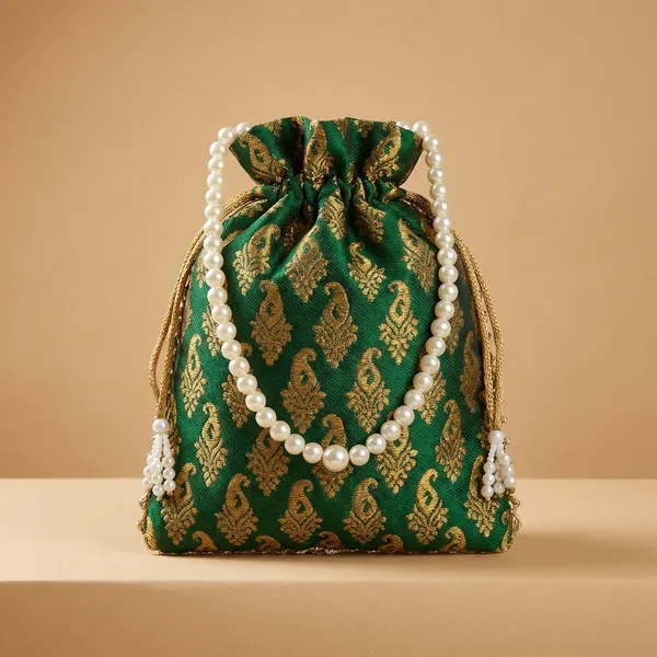 Embroidered_Green_Potli_Bag_With_Pearl_Handle_(pack_of_2)