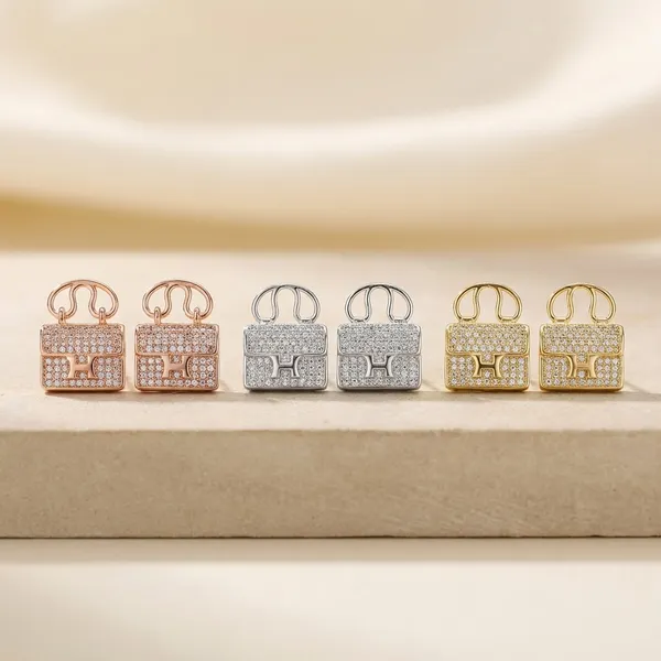 Handbag_Charm_Earrings_Sparkling_Set_Of_3_Pairs