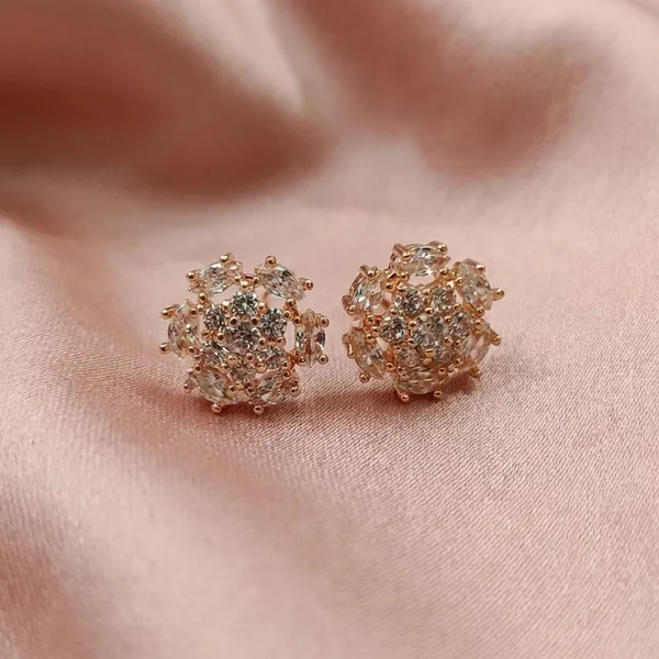 Rose_Gold_Crystal_Cluster_Ball_Stud_Earrings