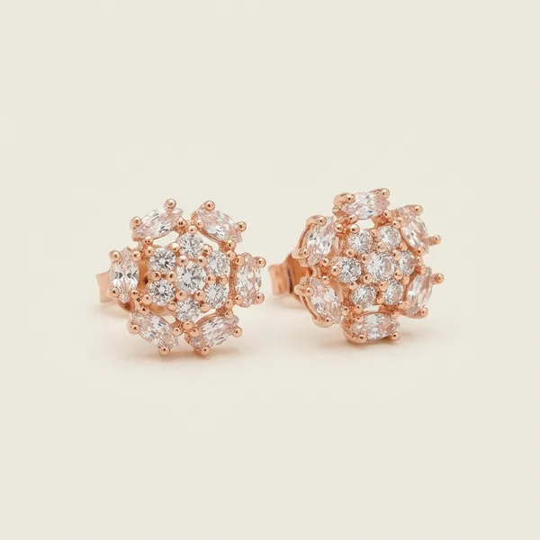 Rose_Gold_Crystal_Cluster_Ball_Stud_Earrings