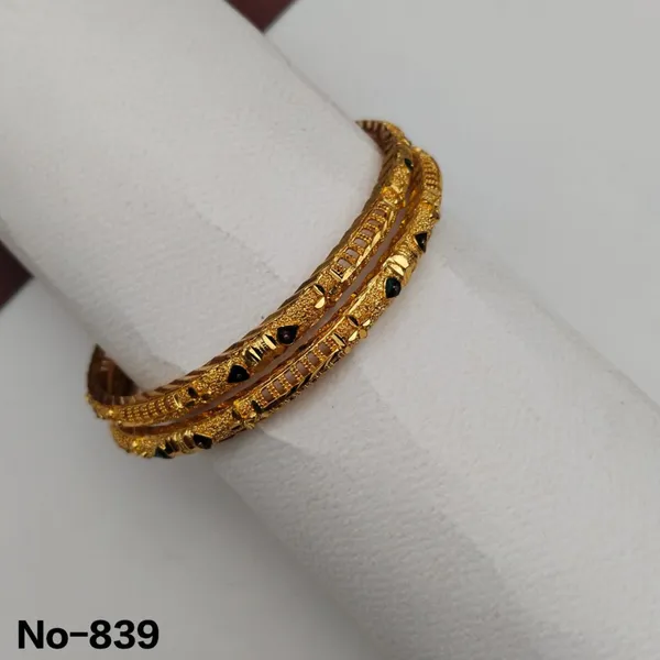 Gold_Tone_Textured_Bangles_Set_Of_2