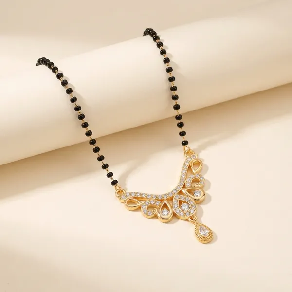 Gold_Tone_Crystal_Pendant_Mangalsutra_With_Black_Beaded_Chain
