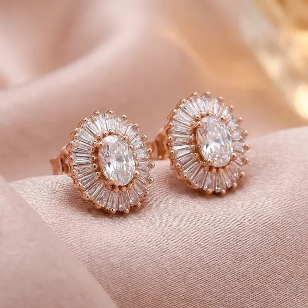 Rose_Gold_Cubic_Zirconia_Flower_Stud_Earrings