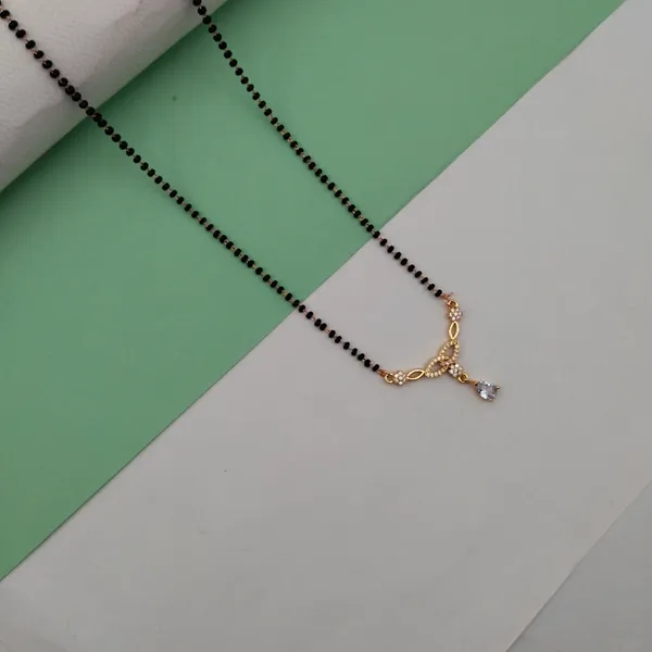 Black_Beaded_Mangalsutra_With_Golden_Pendant_And_Diamond_Accent