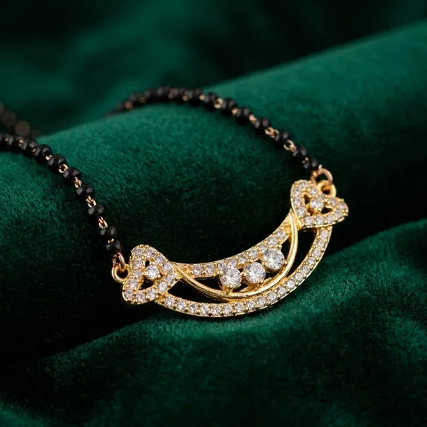 Gold_Plated_Crystal_Accent_Mangalsutra_Necklace_With_Black_Beads