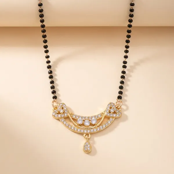 Gold_Plated_Crystal_Accent_Mangalsutra_Necklace_With_Black_Beads