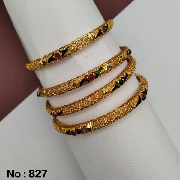 Gold_Plated_Meenakari_Bangles_Traditional_Set_Of_4