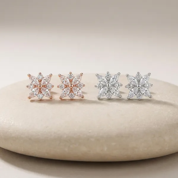 Gold_And_Silver_Tone_Floral_Crystal_Stud_Earrings_Set