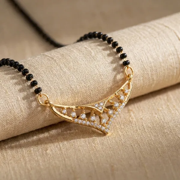 Gold_Plated_Mangalsutra_Pendant_With_Black_Beaded_Chain_Ms_77_H