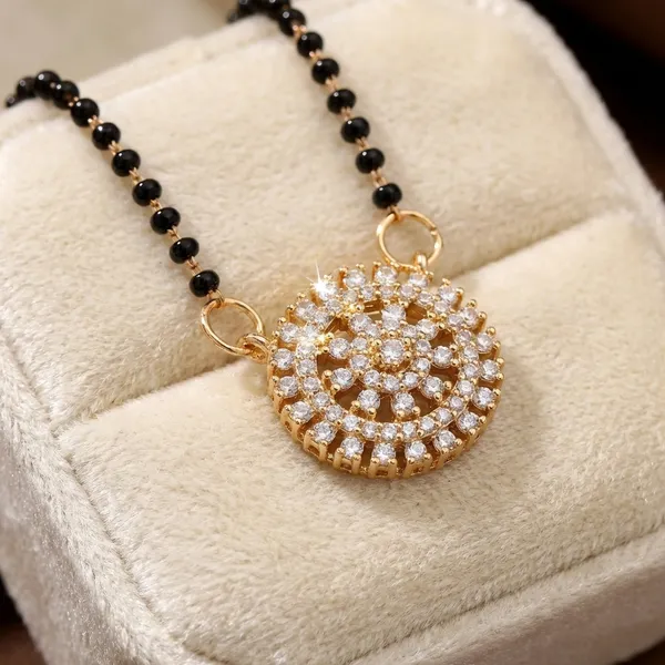 Black_Beaded_Mangalsutra_Necklace_With_Crystal_Pendant