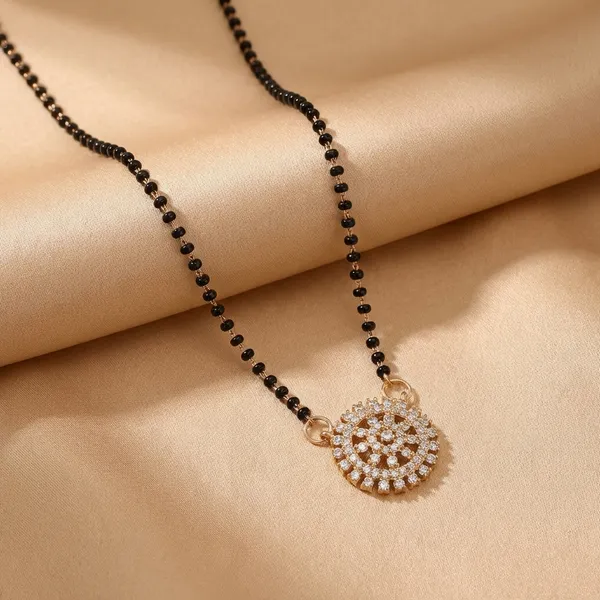 Black_Beaded_Mangalsutra_Necklace_With_Crystal_Pendant