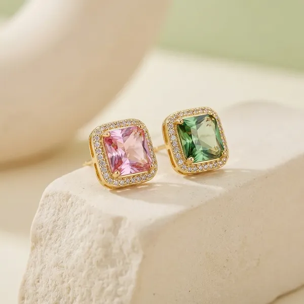 Pink_And_Green_Gradient_Stone_Stud_Earrings_Dual_Tone_Sparkle