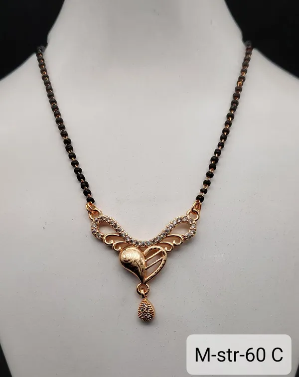 Rose_Gold_Crystal_Mangalsutra_Necklace