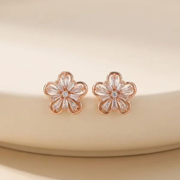 Rose_Gold_Flower_Stud_Earrings_With_Crystal_Petals