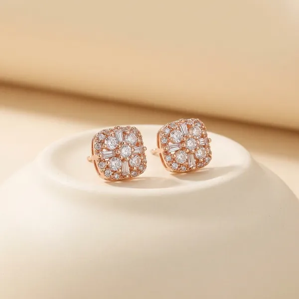 Rose_Gold_Floral_Crystal_Stud_Earrings_With_Embellishments