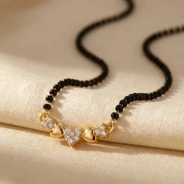 Black_Beaded_Mangalsutra_Necklace_With_Gold_Pendant