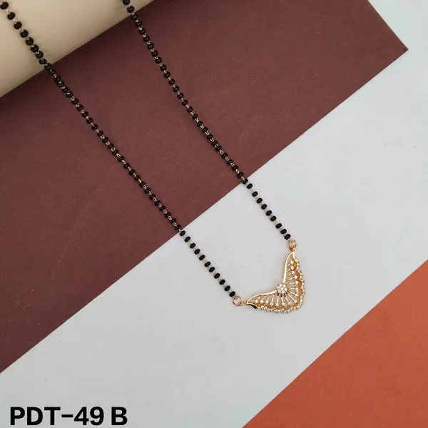 Gold_Tone_Butterfly_Pendant_Mangalsutra_Necklace_With_Black_Beads