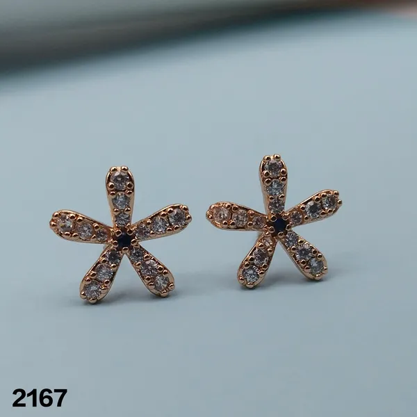 Rose_Gold_Flower_Stud_Earrings_With_Crystal_Accents