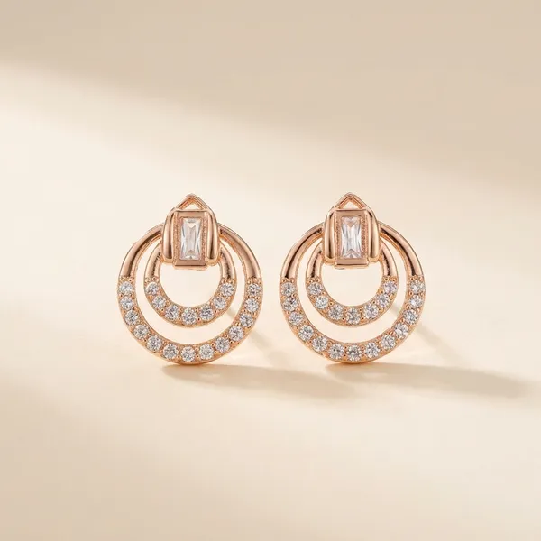 Gold_Tone_Crystal_Double_Circle_Drop_Earrings