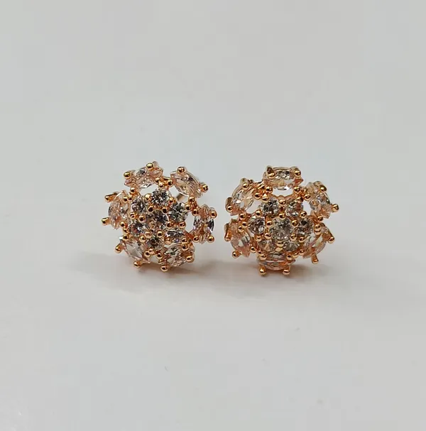 Rose_Gold_Crystal_Cluster_Ball_Stud_Earrings