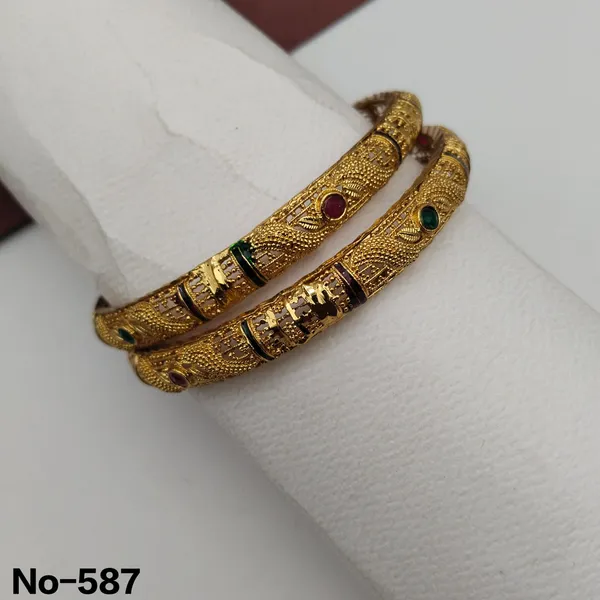 Gold_Plated_Meenakari_Work_Bangles_Set_Of_2