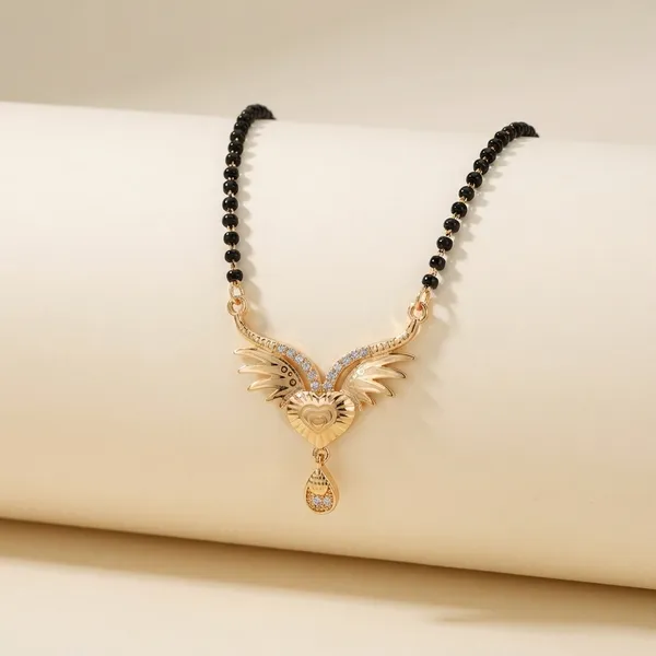 Gold_Tone_Winged_Heart_Pendant_Necklace_With_Teardrop_Charm