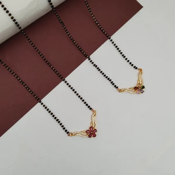 Black_Beaded_Mangalsutra_With_Floral_Ruby_Pendant_Elegant_Design