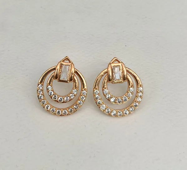 Gold_Tone_Crystal_Double_Circle_Drop_Earrings
