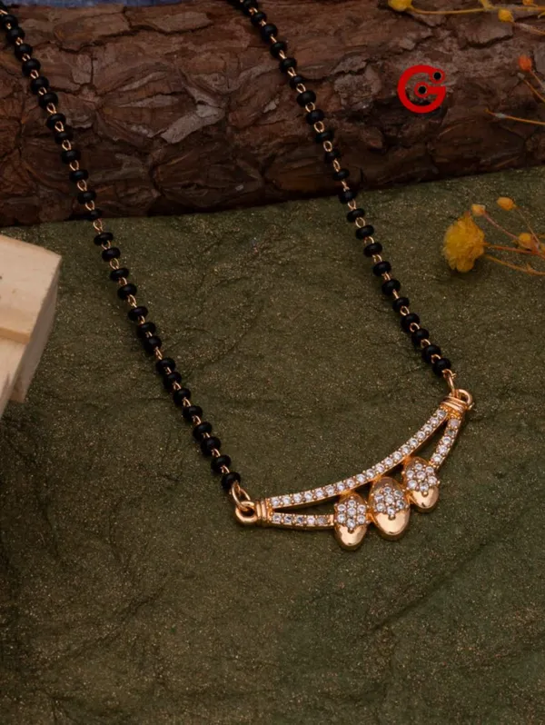 Gold_Tone_Diamond_Pendant_Mangalsutra_Necklace_With_Black_Beads