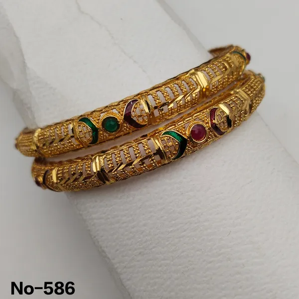 Gold_Plated_Bangles_With_Colorful_Gemstones_Traditional_Set_Of_2