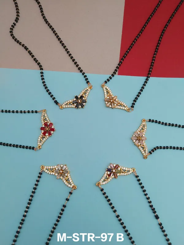 Floral_Crystal_Pendant_Mangalsutra_With_Black_Beaded_Chain