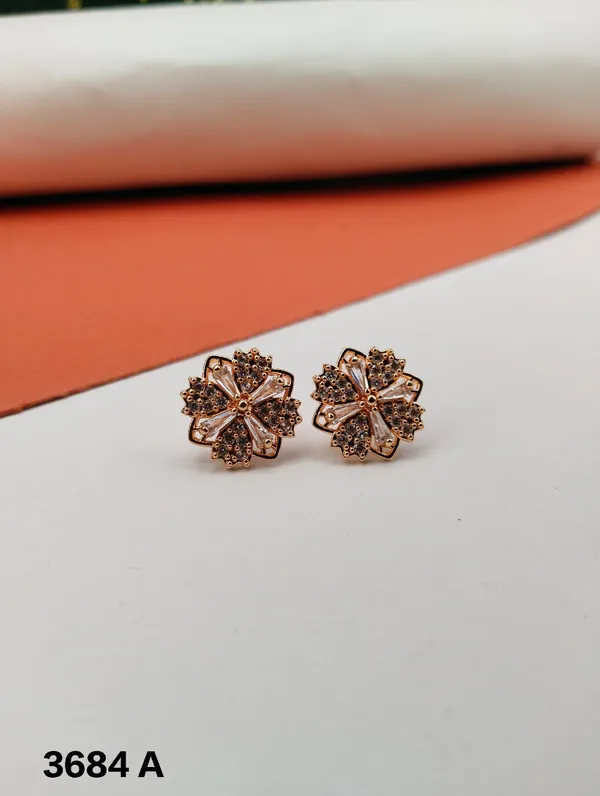 Rose_Gold_Floral_Crystal_Stud_Earrings