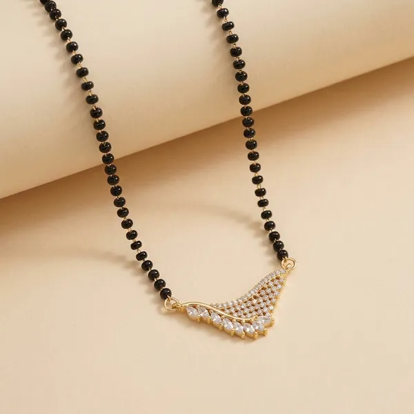 Gold_Tone_Wing_Pendant_Mangalsutra_Necklace