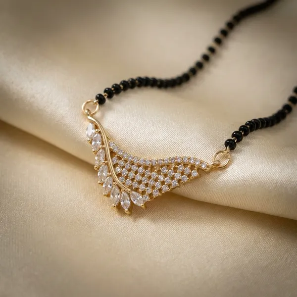 Gold_Tone_Wing_Pendant_Mangalsutra_Necklace