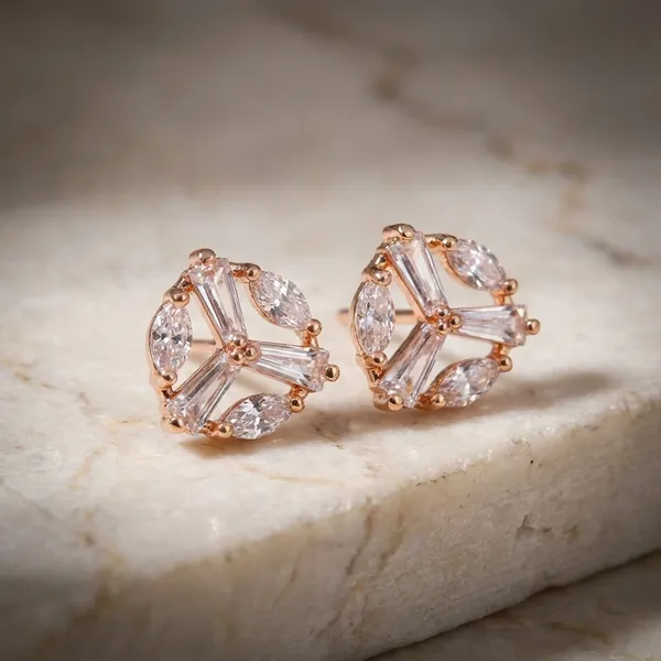 Rose_Gold_Crystal_Star_Stud_Earrings