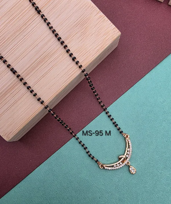 Gold_Tone_Crescent_Pendant_Mangalsutra_Necklace_With_Black_Beaded_Chain