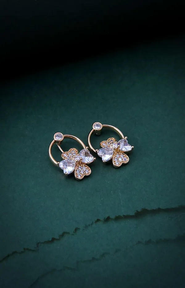 Gold_Tone_Floral_Crystal_Hoop_Earrings_With_Purple_Accents