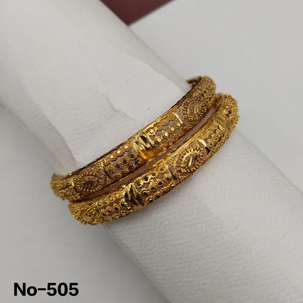 Gold_Plated_Textured_Bangles_Traditional_Set_Of_2