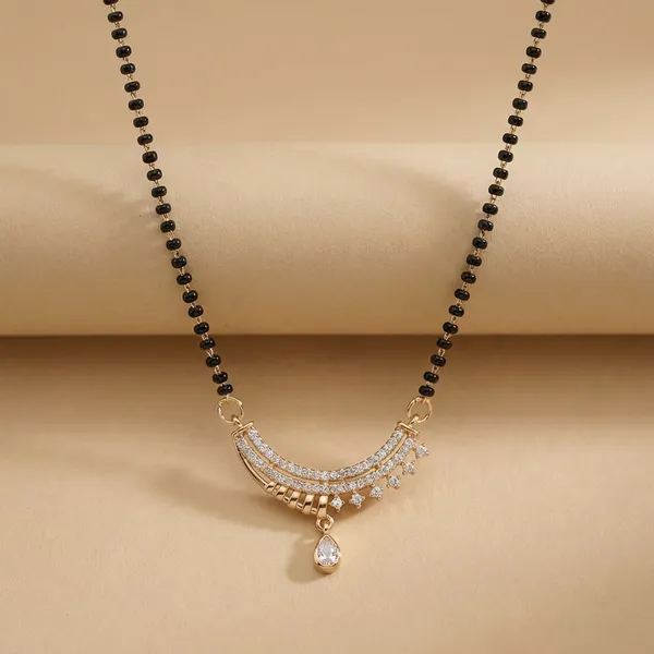 Gold_Tone_Crescent_Pendant_Mangalsutra_Necklace_With_Black_Beaded_Chain