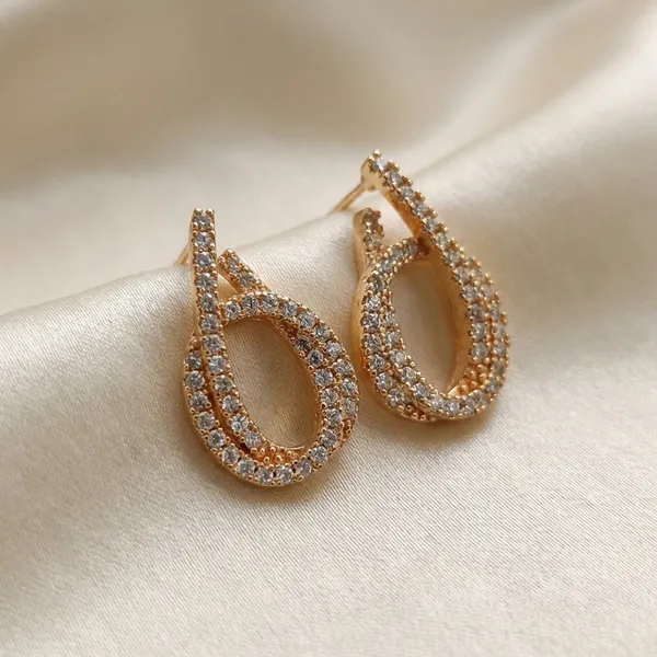 Rose_Gold_Crystal_Teardrop_Stud_Earrings