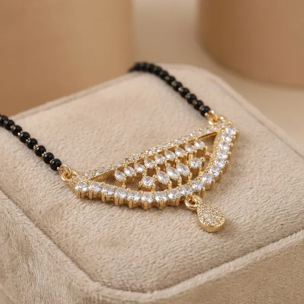 Gold_Tone_Crystal_Pendant_Mangalsutra_Necklace_Elegant_Design