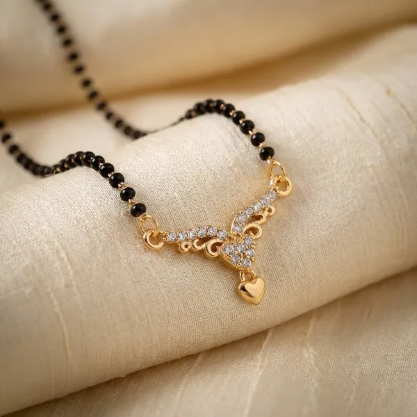 Black_Beaded_Mangalsutra_Necklace_With_Gold_Tone_Pendant