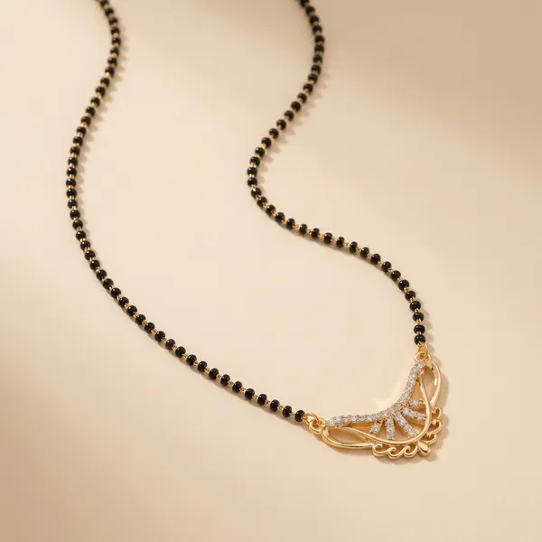 Black_Beaded_Mangalsutra_Necklace_With_Gold_Tone_Crescent_Pendant_Traditional_Design