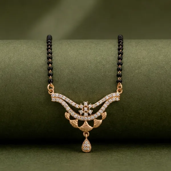 Black_Beaded_Mangalsutra_Necklace_With_Golden_Pendant