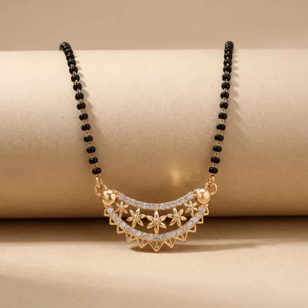 Rose_Gold_Cz_Pendant_Mangalsutra_Necklace_With_Black_Beads