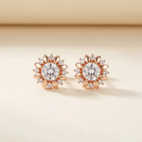 Rose_Gold_Plated_Floral_Crystal_Stud_Earrings