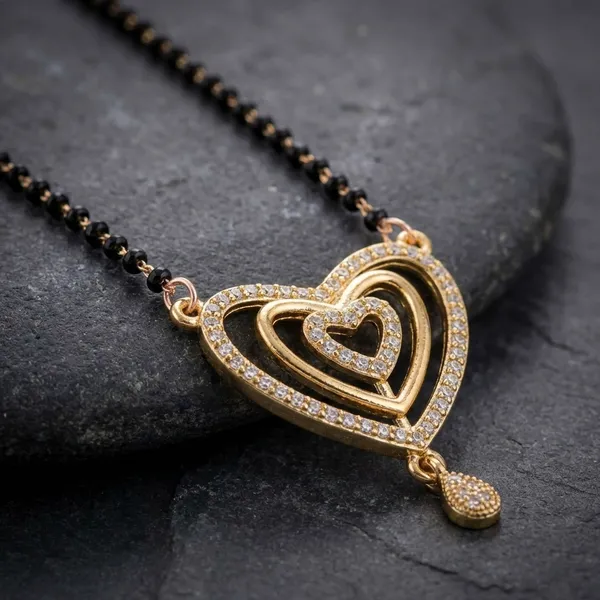Double_Heart_Pendant_Mangalsutra_Necklace_With_Black_Beads